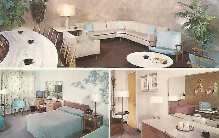 University Motel - Old Postcard And Promos (newer photo)